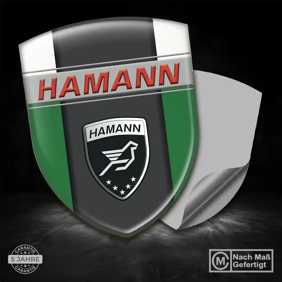 Hamann Aufkleber 3D Gel Emblem Auto Elegantes Design