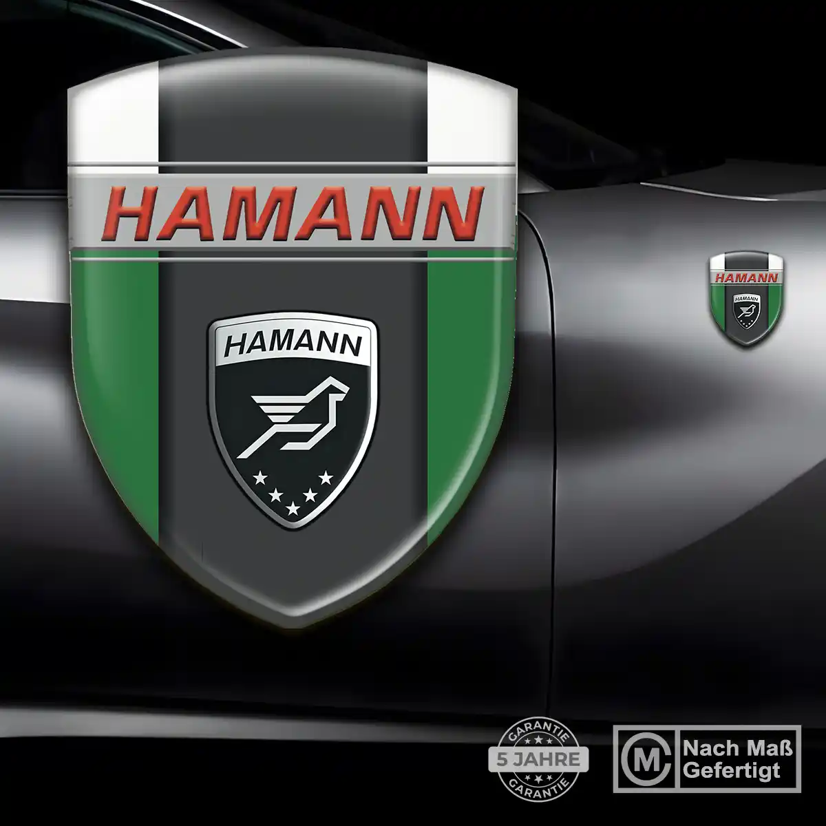 Hamann Aufkleber 3D Gel Emblem Auto Elegantes Design