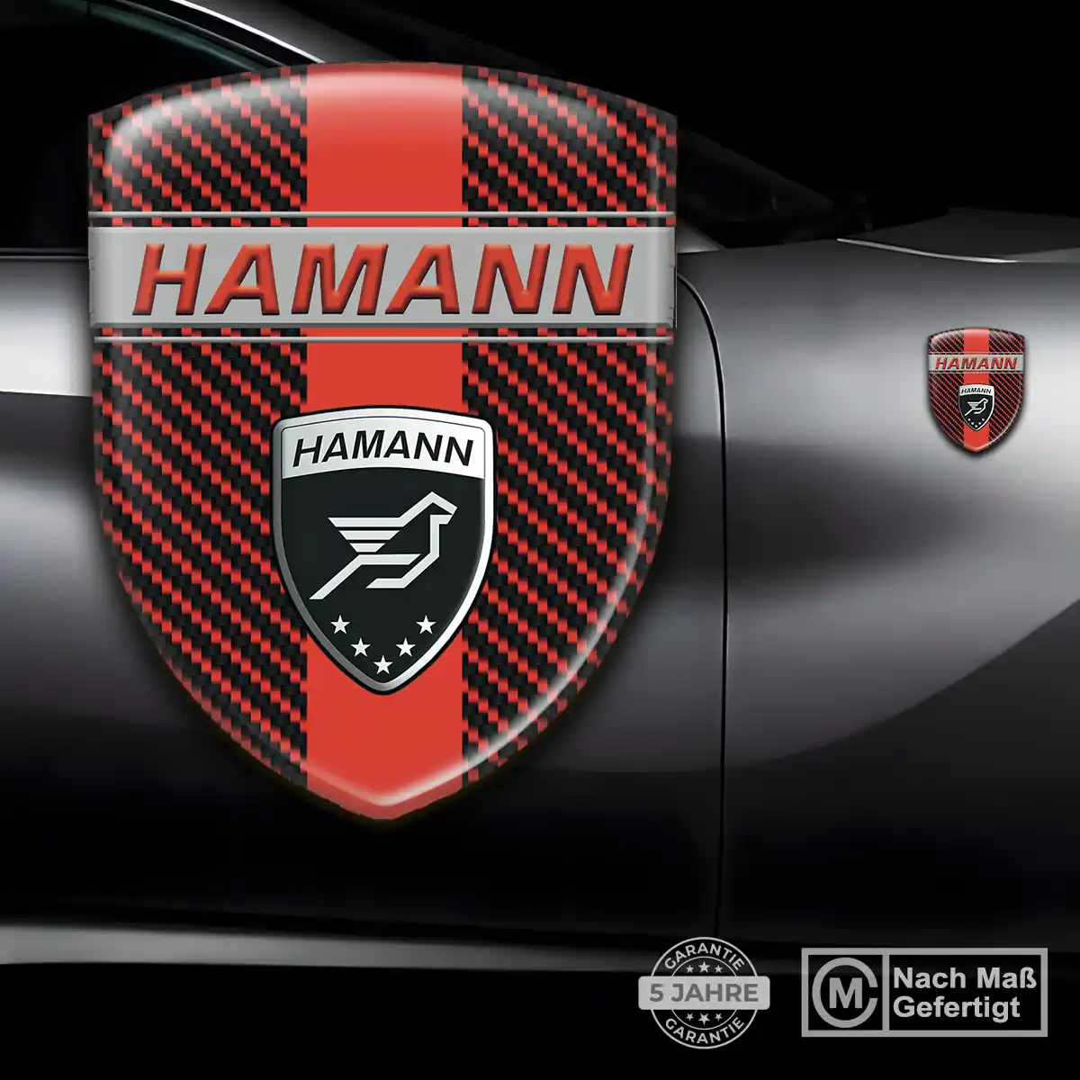 Hamann Aufkleber 3D Gel Emblem Auto Exterieurdesign