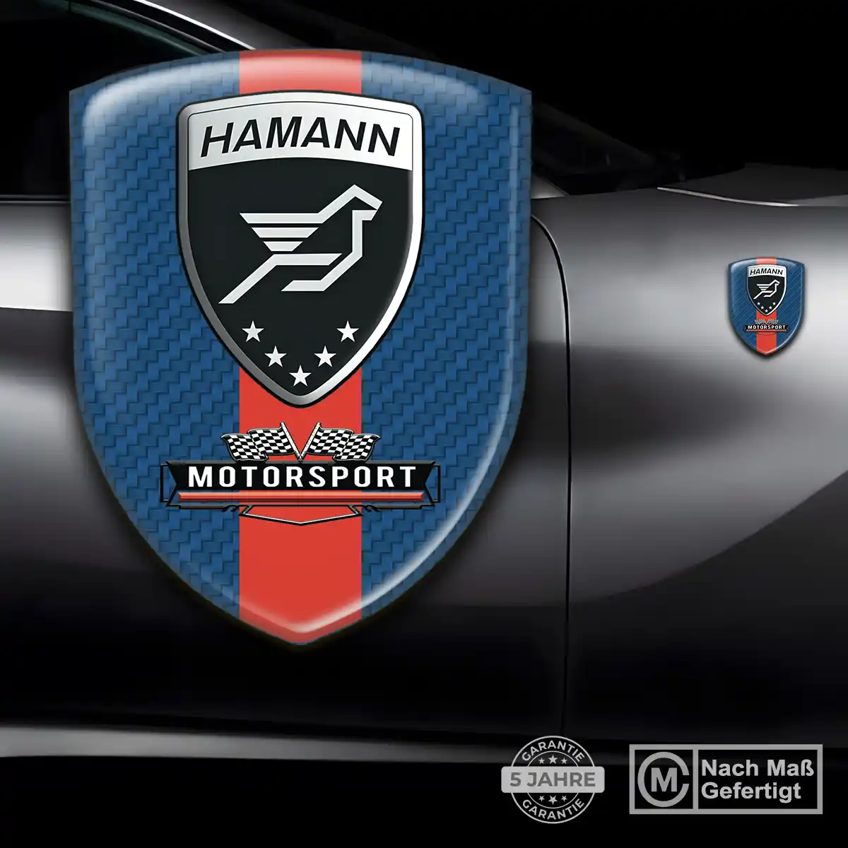 Hamann Aufkleber 3D Gel Emblem Auto Höchste Qualität