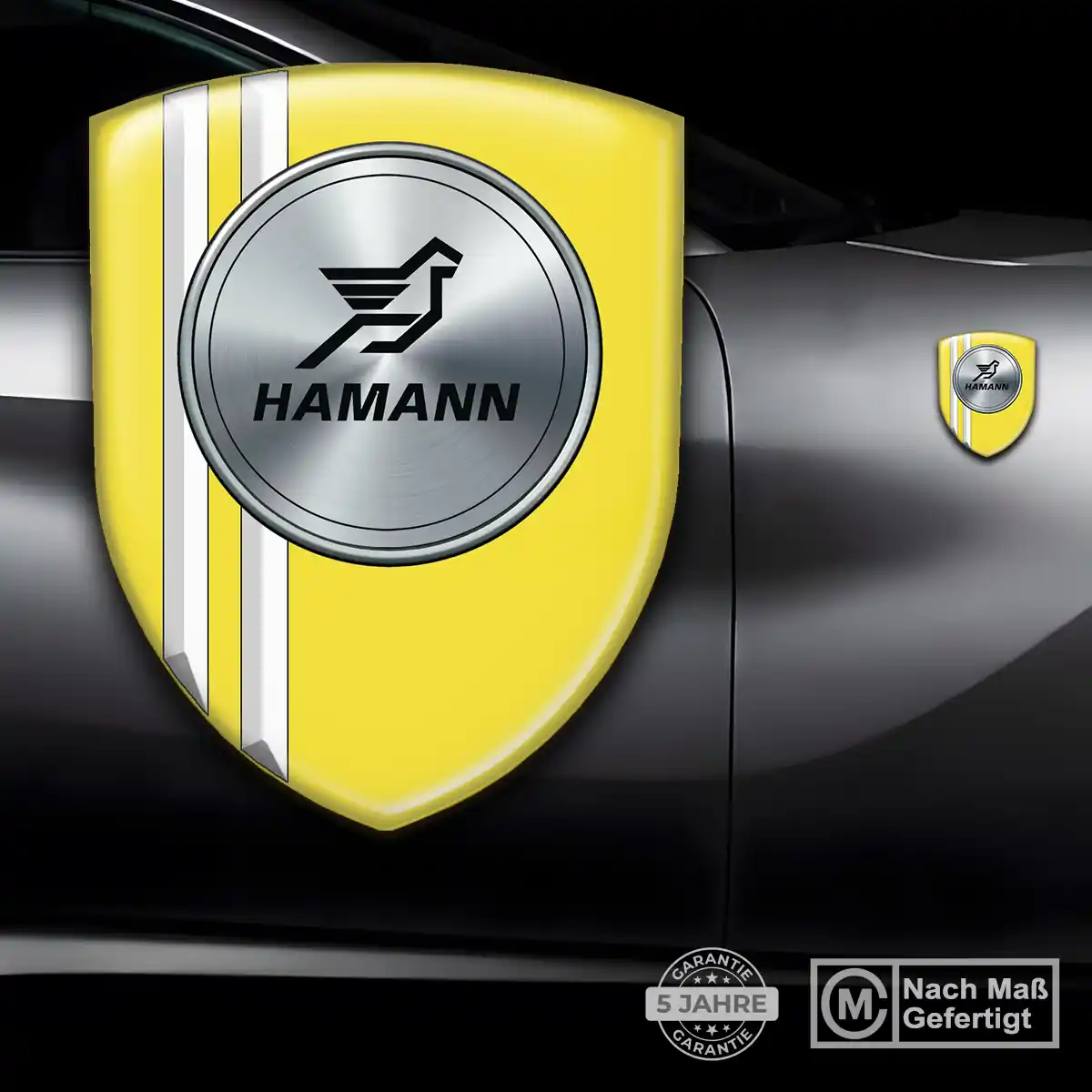 Hamann Aufkleber 3D Gel Emblem Auto Markenedition
