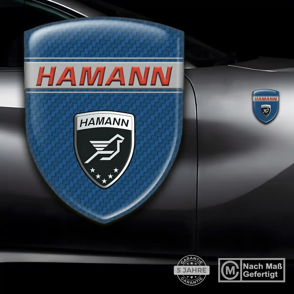 Hamann Aufkleber 3D Gel Emblem Auto Premium-Edition