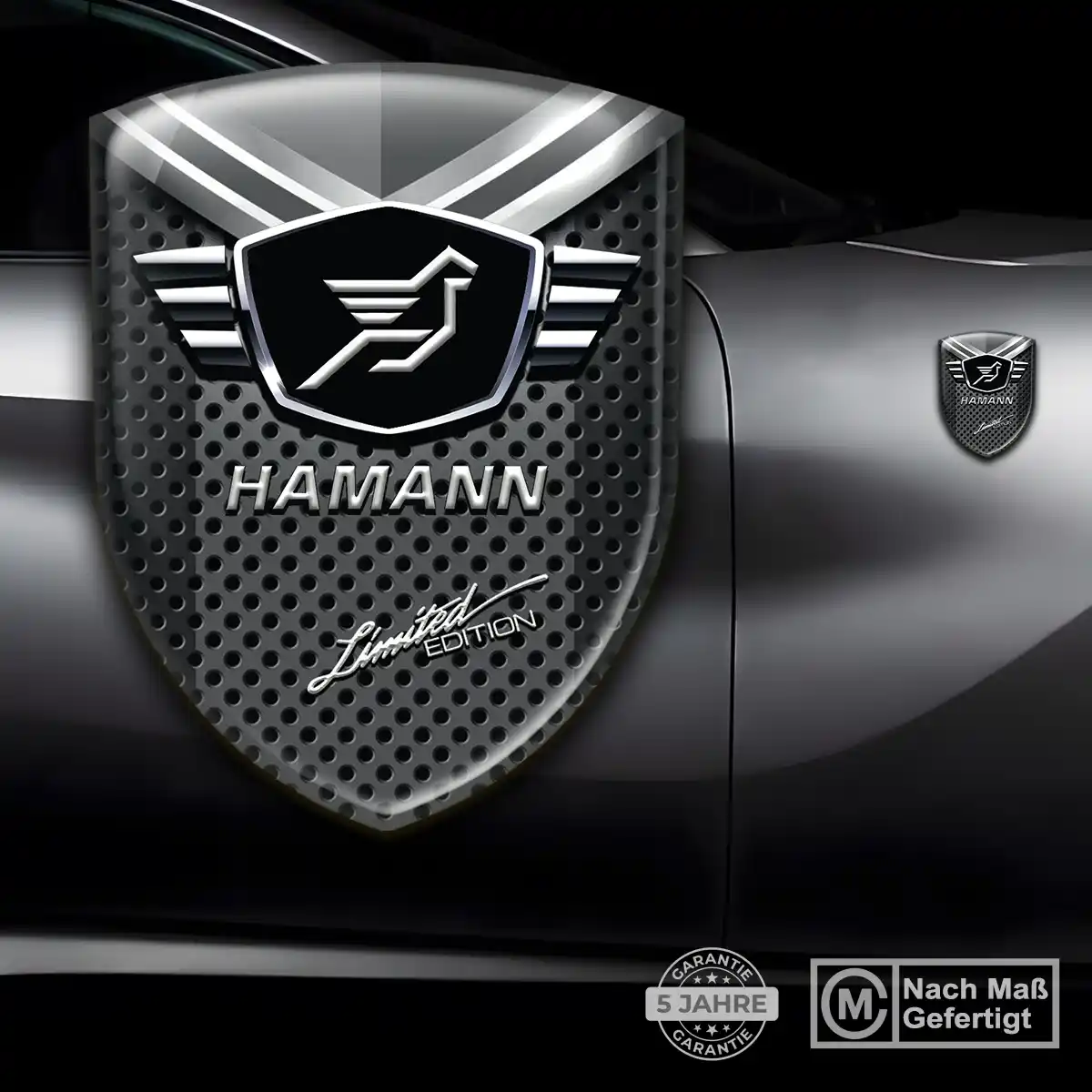 Hamann Aufkleber 3D Gel Emblem Auto Premiumqualität