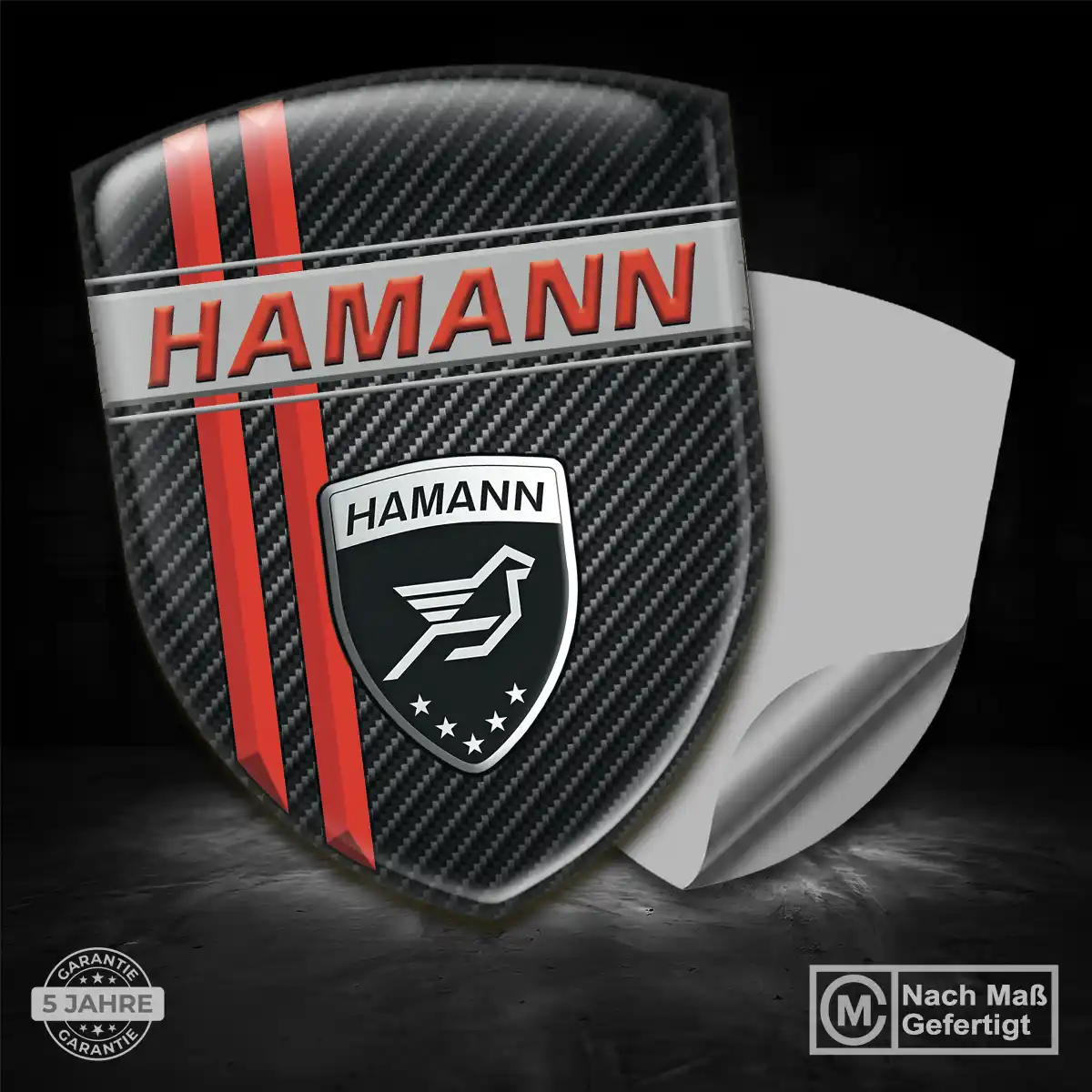 Hamann Aufkleber 3D Gel Emblem Auto Tuningfahrzeug