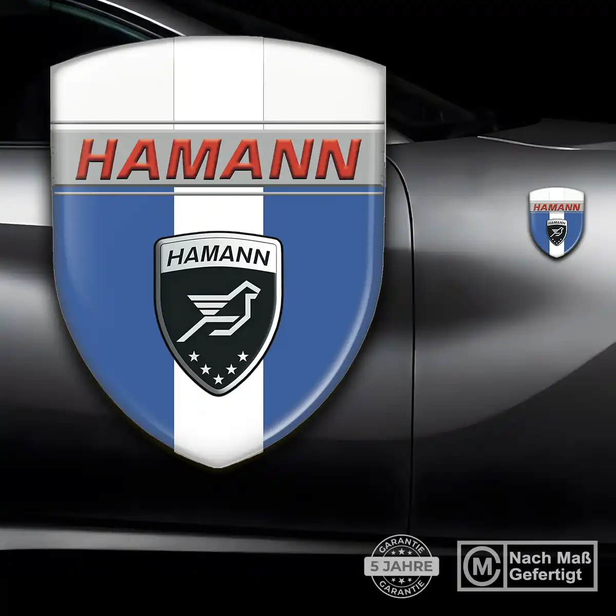 Hamann Aufkleber 3D Gel Emblem Überzeugende Qualität