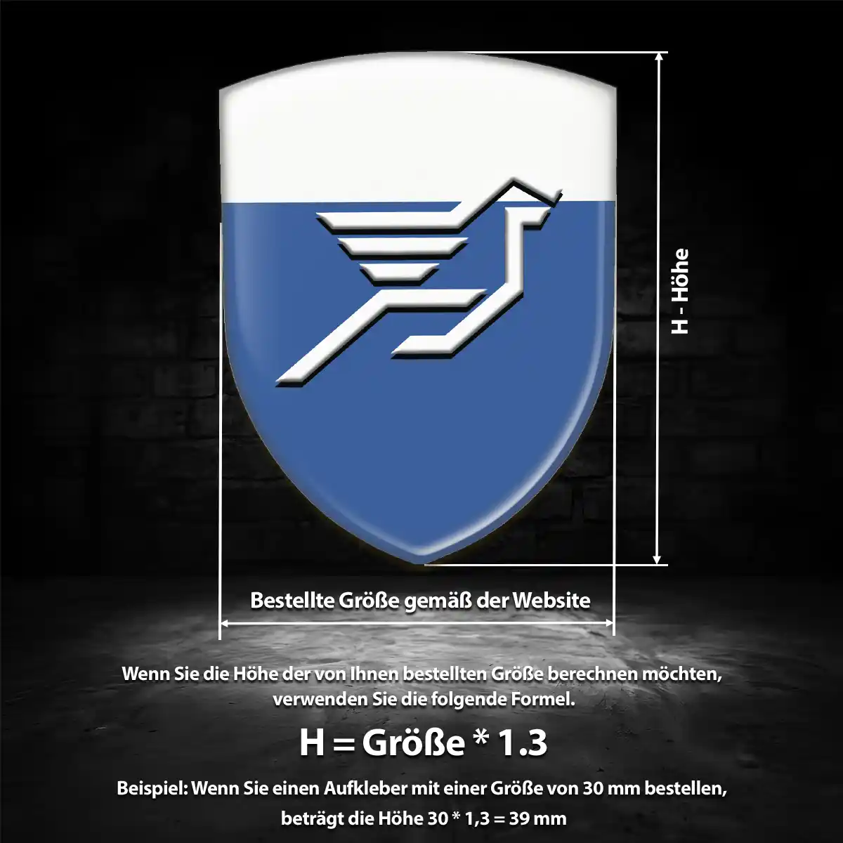Hamann Aufkleber 3D Gel Emblem Höchste Qualität