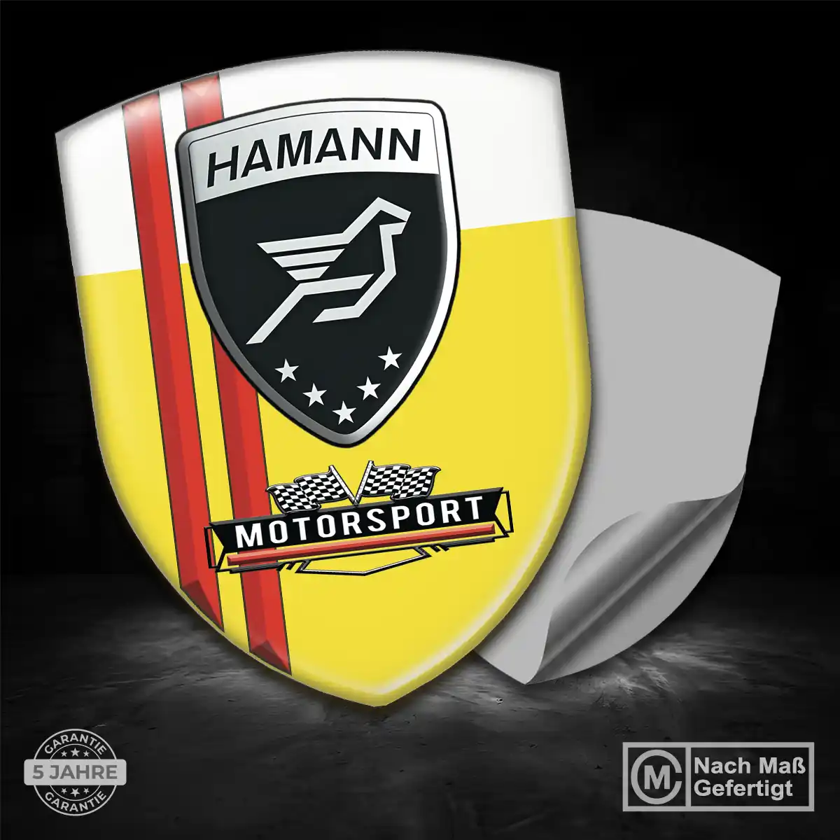 Hamann Aufkleber 3D Gel Emblem Interieurdesign