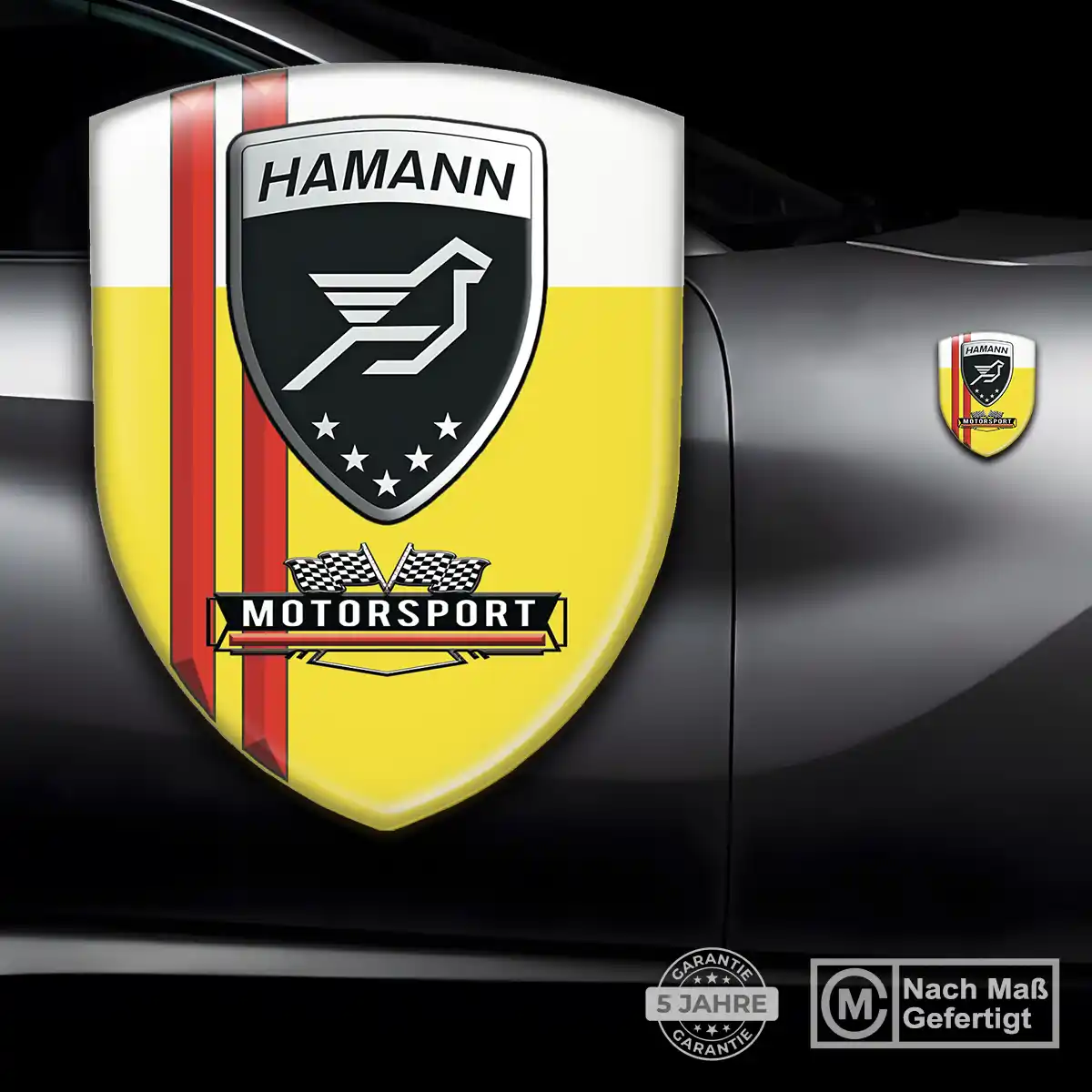 Hamann Aufkleber 3D Gel Emblem Interieurdesign
