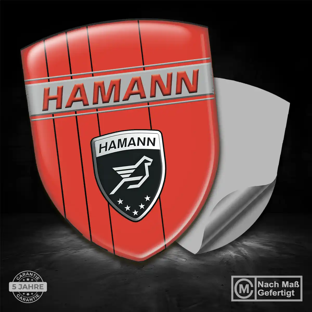 Hamann Aufkleber 3D Gel Emblem Limitierte Auflage