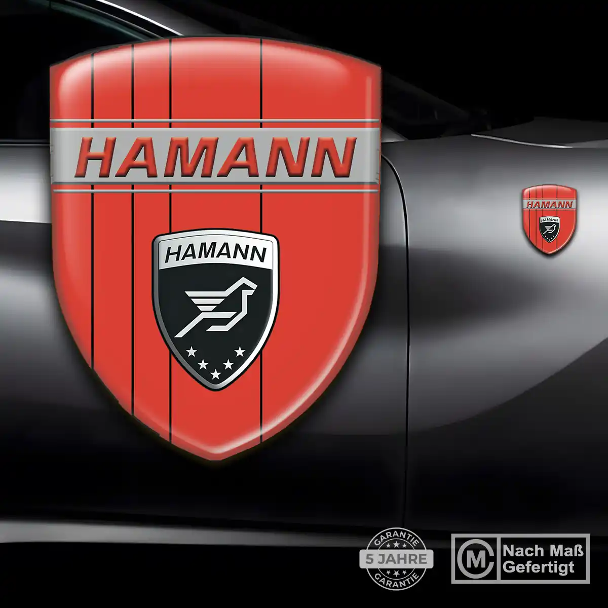 Hamann Aufkleber 3D Gel Emblem Limitierte Auflage