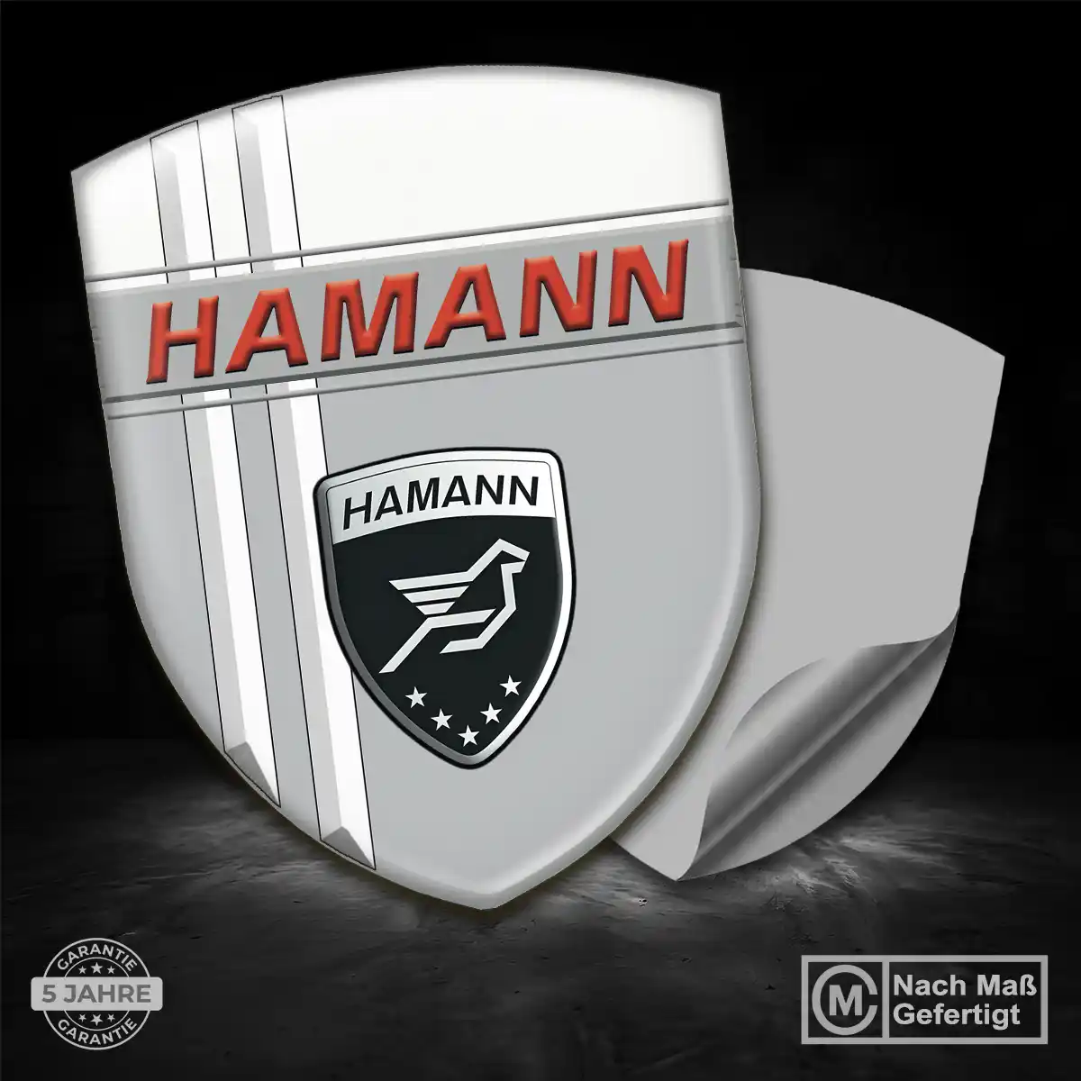 Hamann Aufkleber 3D Gel Emblem Luxus-Edition