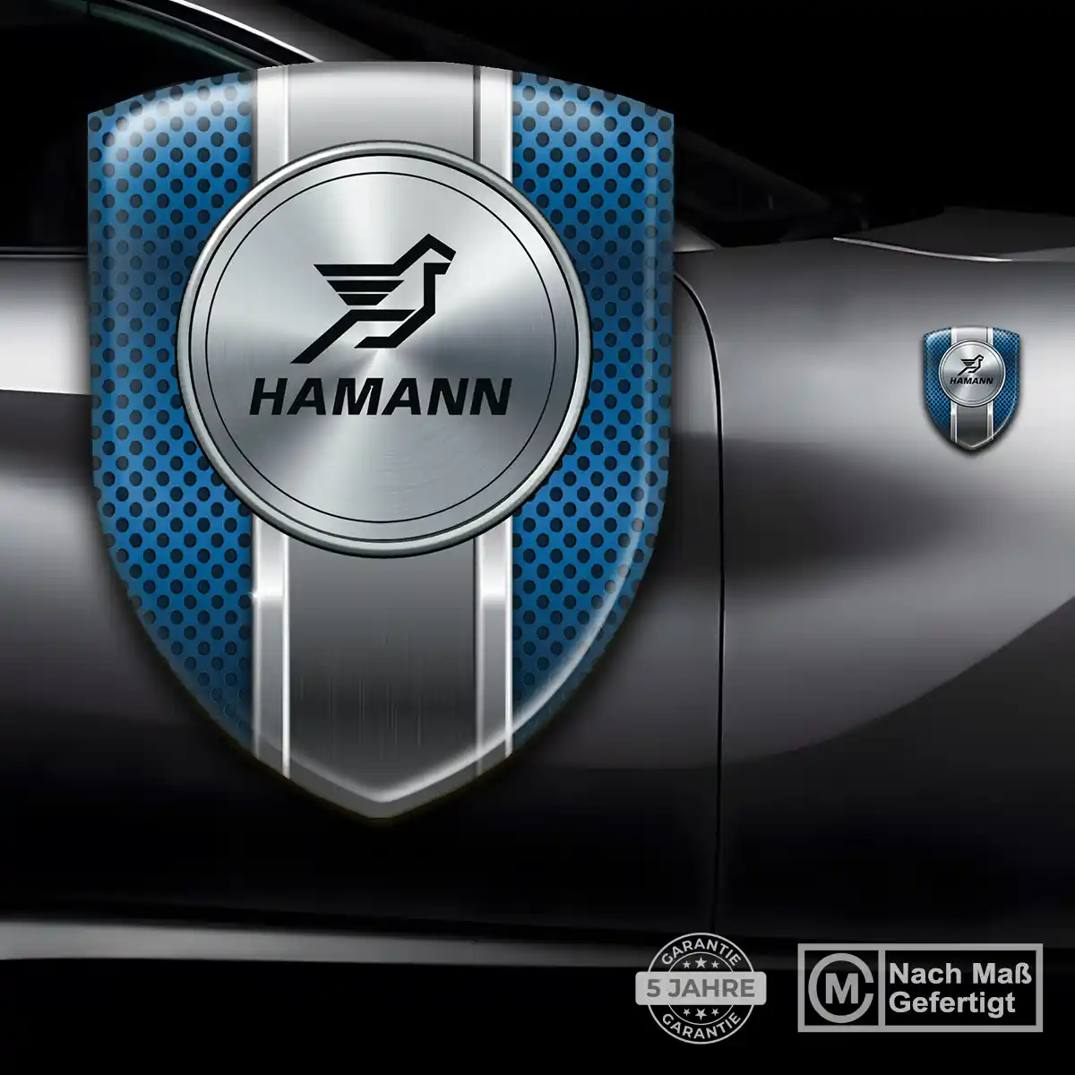 Hamann Aufkleber 3D Gel Emblem Modernes Design