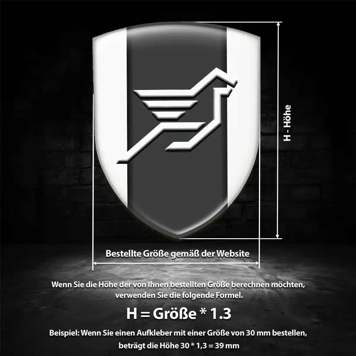 Hamann Aufkleber 3D Gel Emblem Premium-Edition