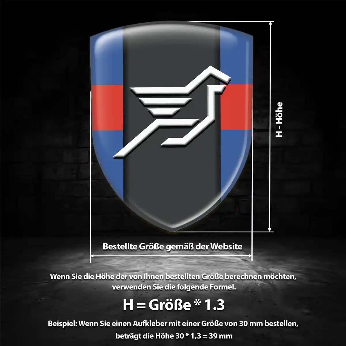 Hamann Aufkleber 3D Gel Emblem Premiumqualität