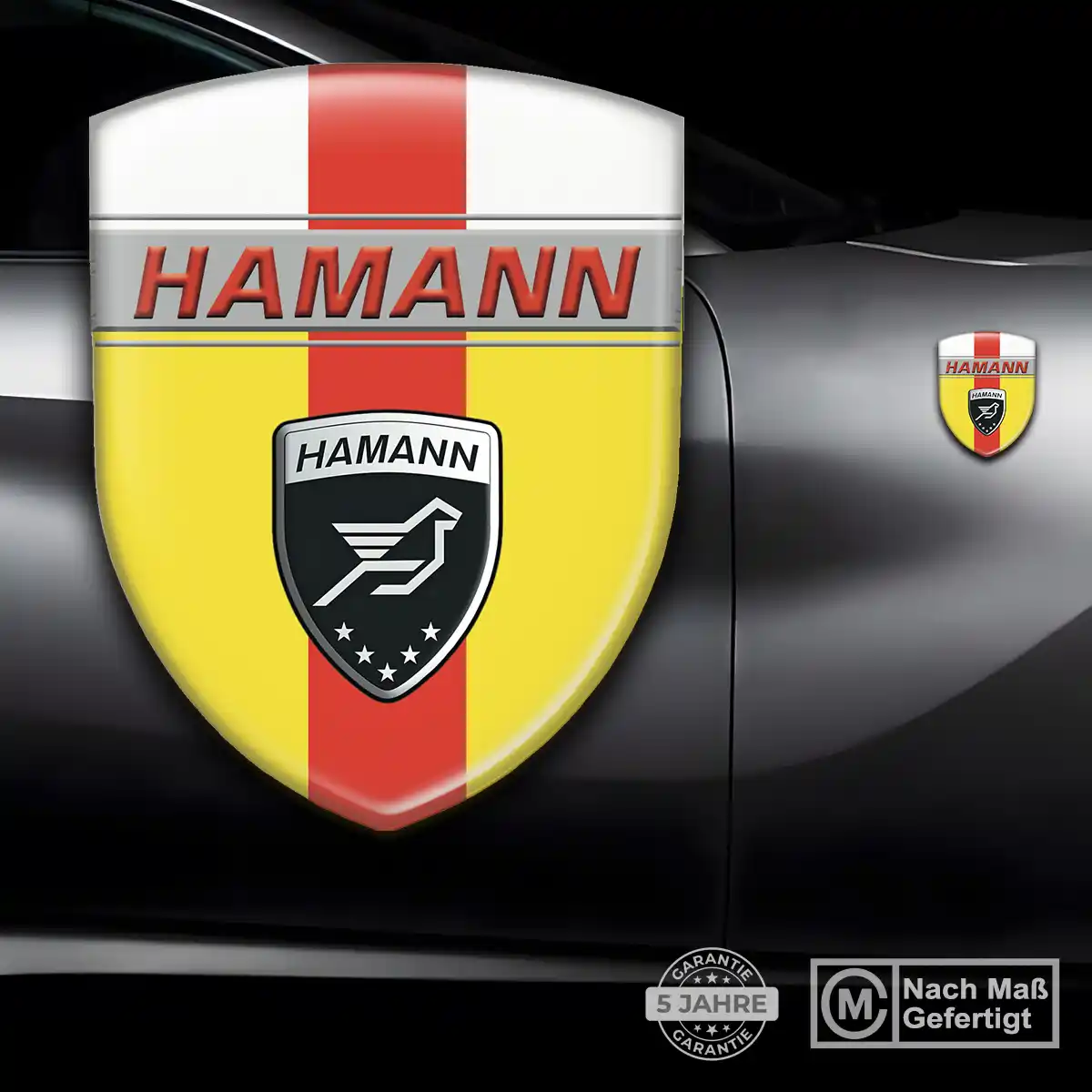 Hamann Aufkleber 3D Gel Emblem Spitzenqualität