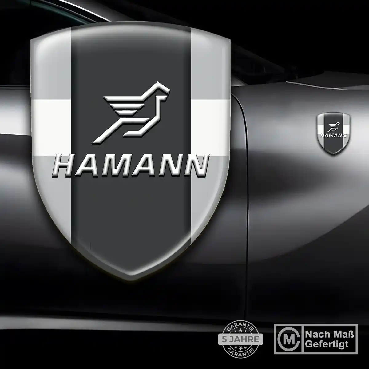 Hamann Aufkleber 3D Gel Emblem Stilvolles Design