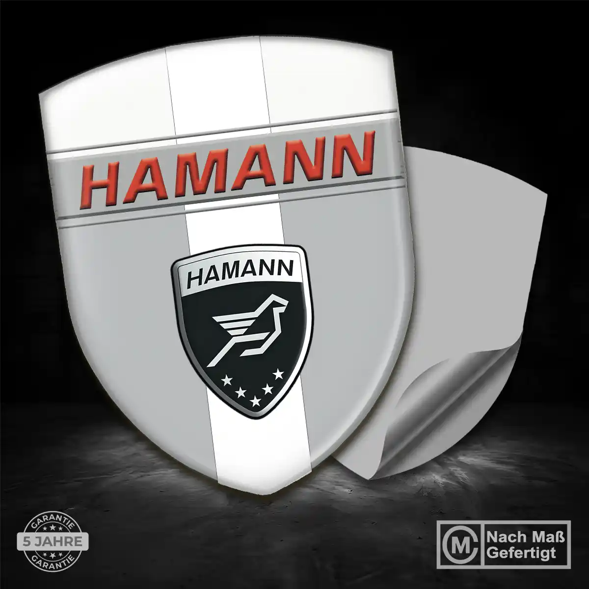 Hamann Aufkleber 3D Gel Embleme Anspruchsvolles Design