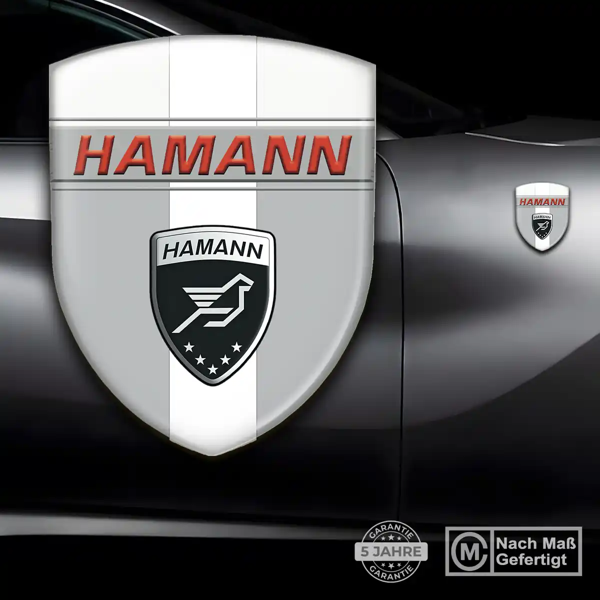 Hamann Aufkleber 3D Gel Embleme Anspruchsvolles Design