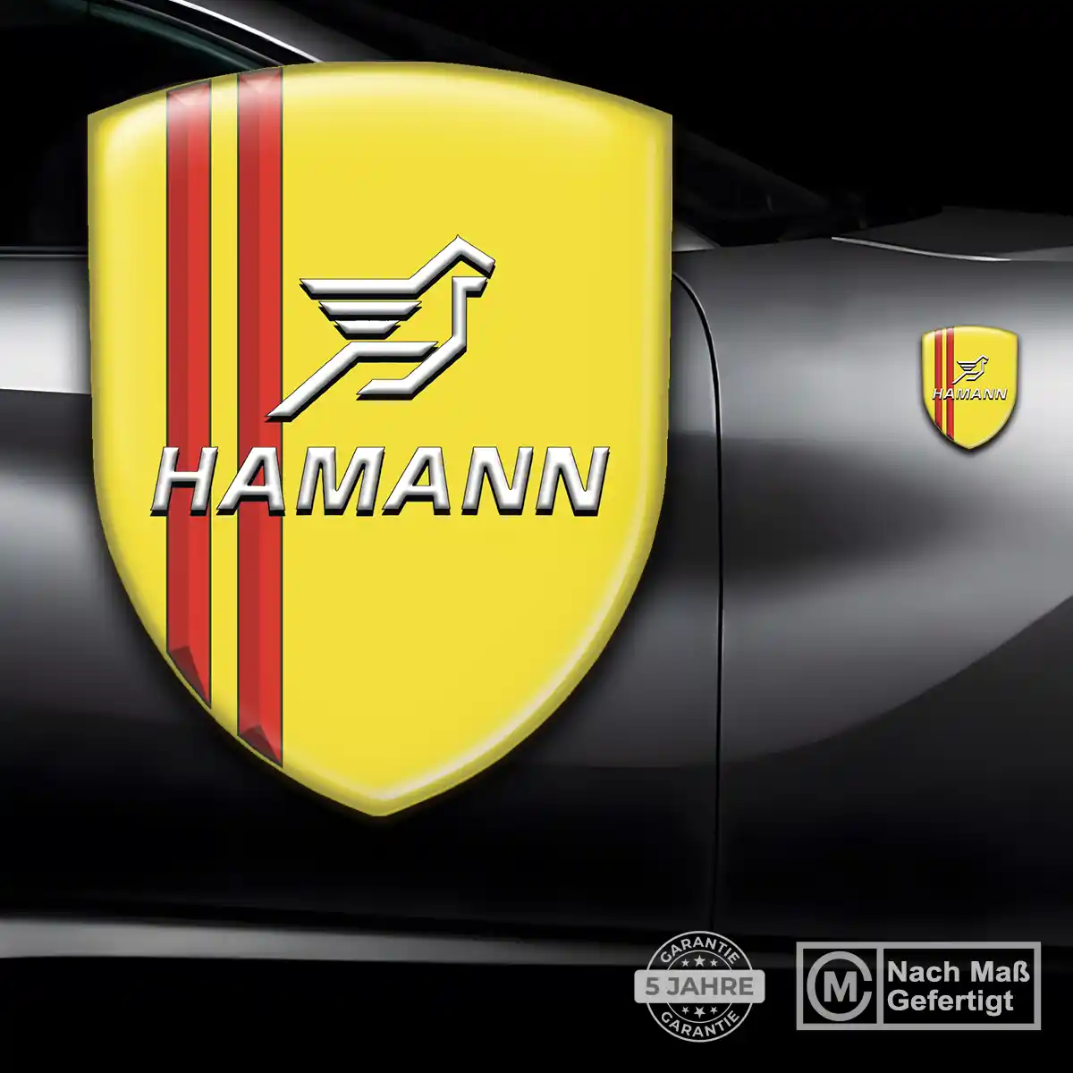 Hamann Aufkleber 3D Gel Embleme Auto Edles Design