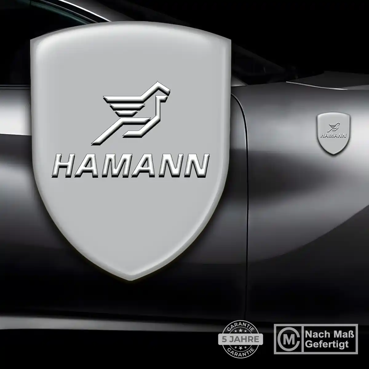 Hamann Aufkleber 3D Gel Embleme Auto Elegantes Design