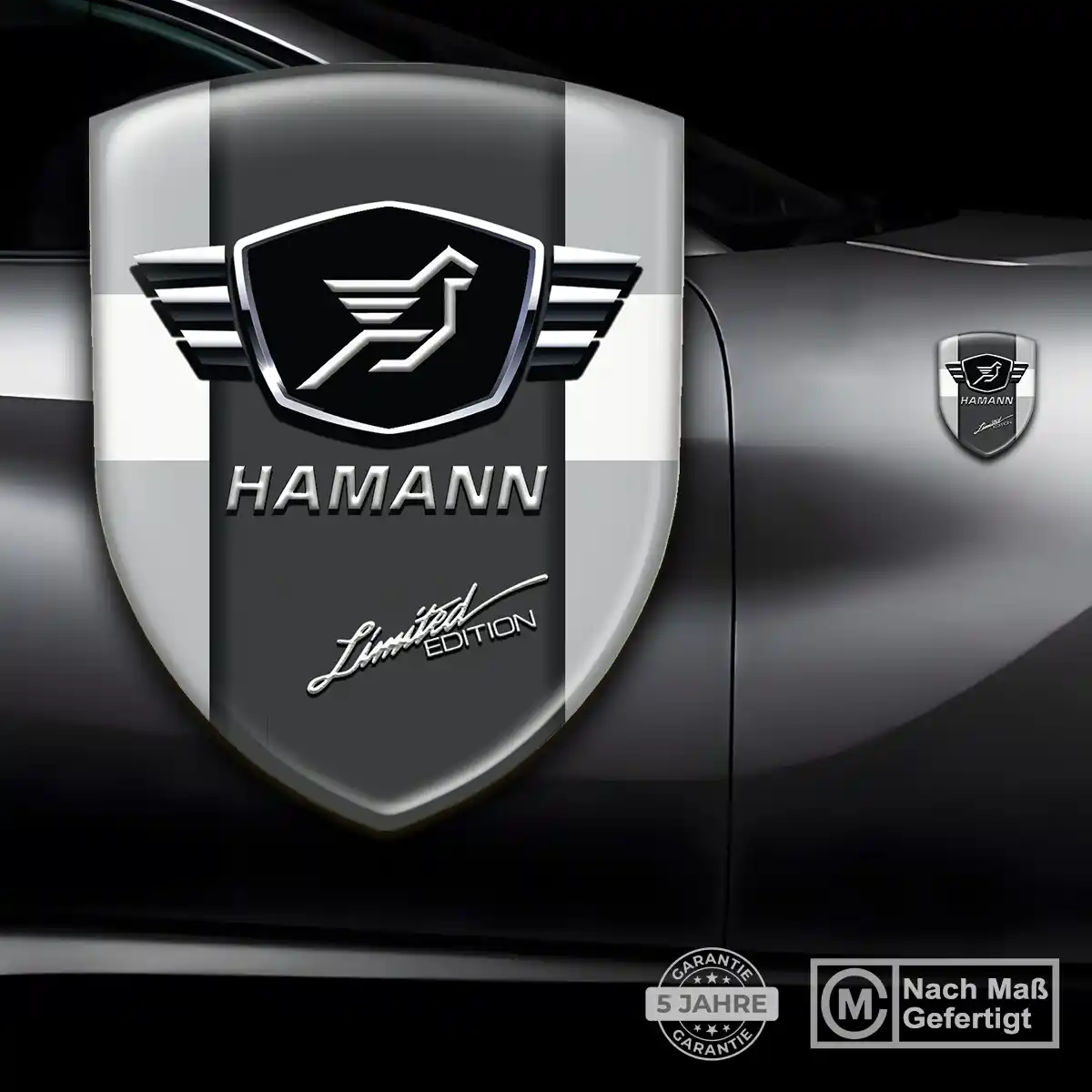 Hamann Aufkleber 3D Gel Embleme Auto Markenedition