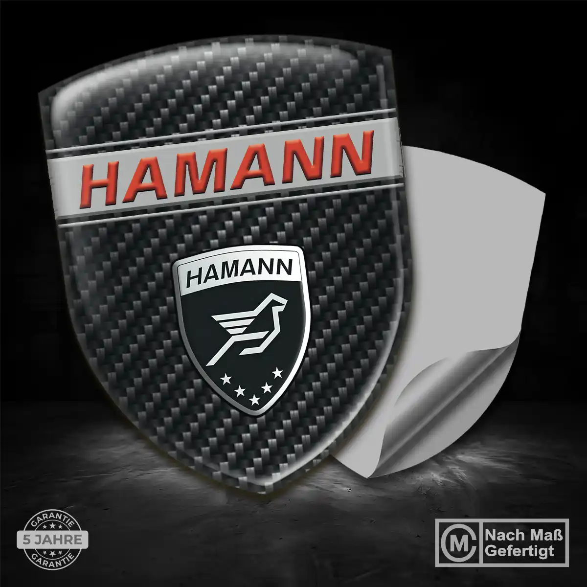 Hamann Aufkleber 3D Gel Embleme Auto Stilvolles Design