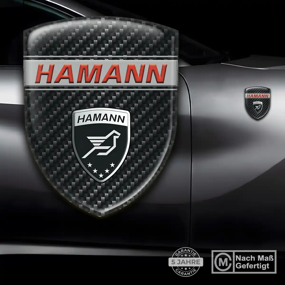 Hamann Aufkleber 3D Gel Embleme Auto Stilvolles Design