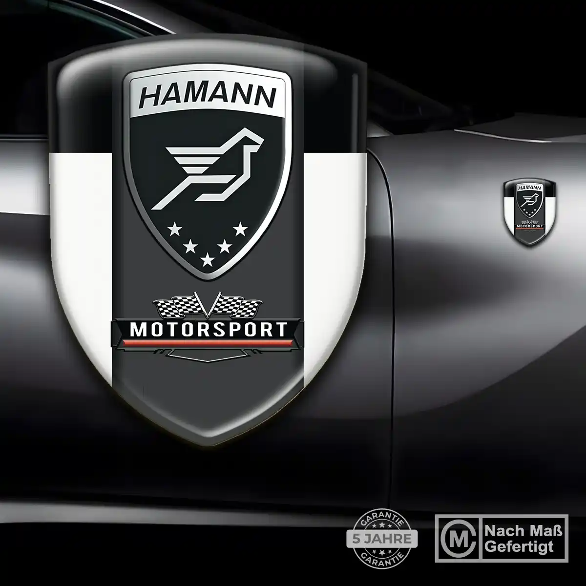 Hamann Aufkleber 3D Gel Embleme Überzeugende Qualität