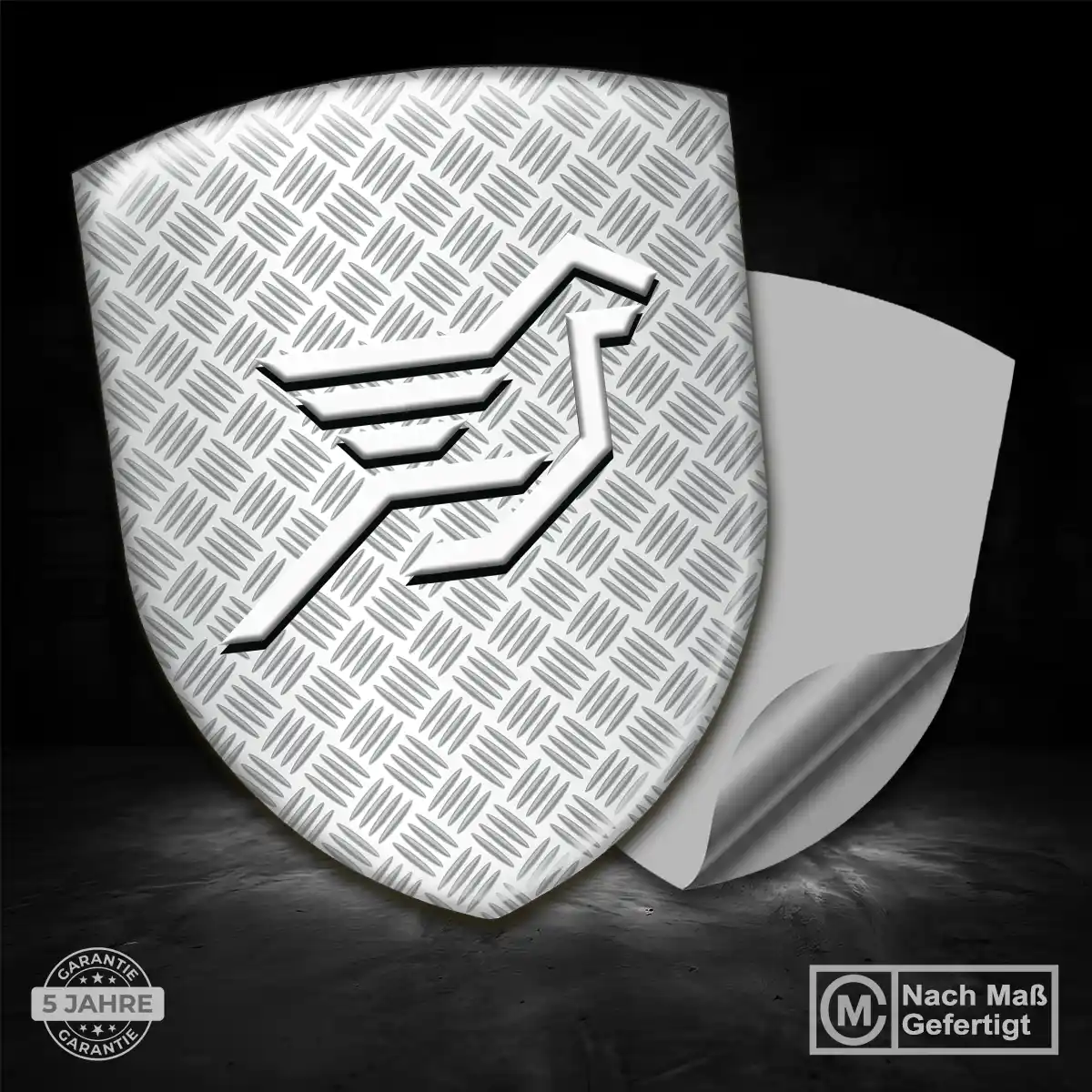 Hamann Aufkleber 3D Gel Embleme Edles Design