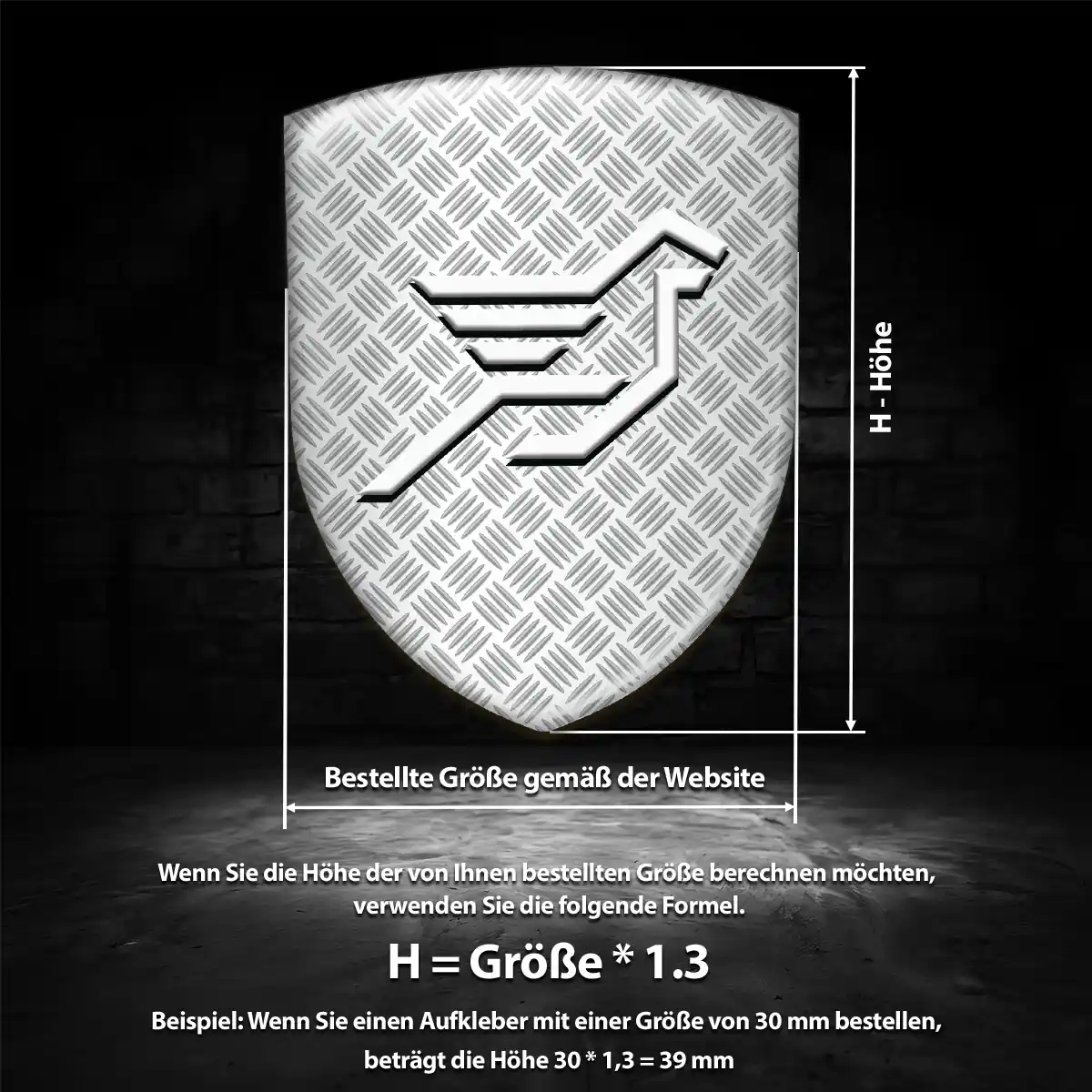 Hamann Aufkleber 3D Gel Embleme Edles Design