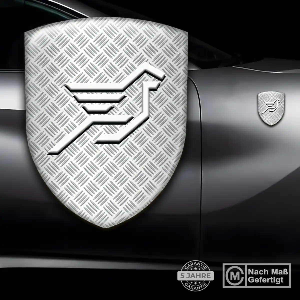 Hamann Aufkleber 3D Gel Embleme Edles Design