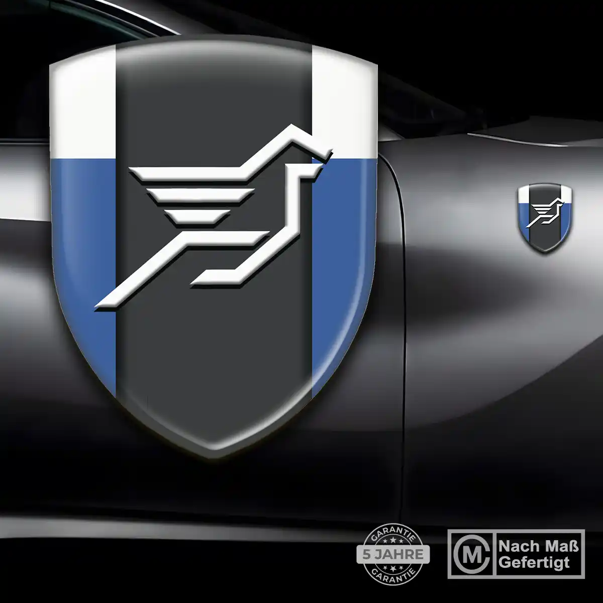 Hamann Aufkleber 3D Gel Embleme Elegantes Design