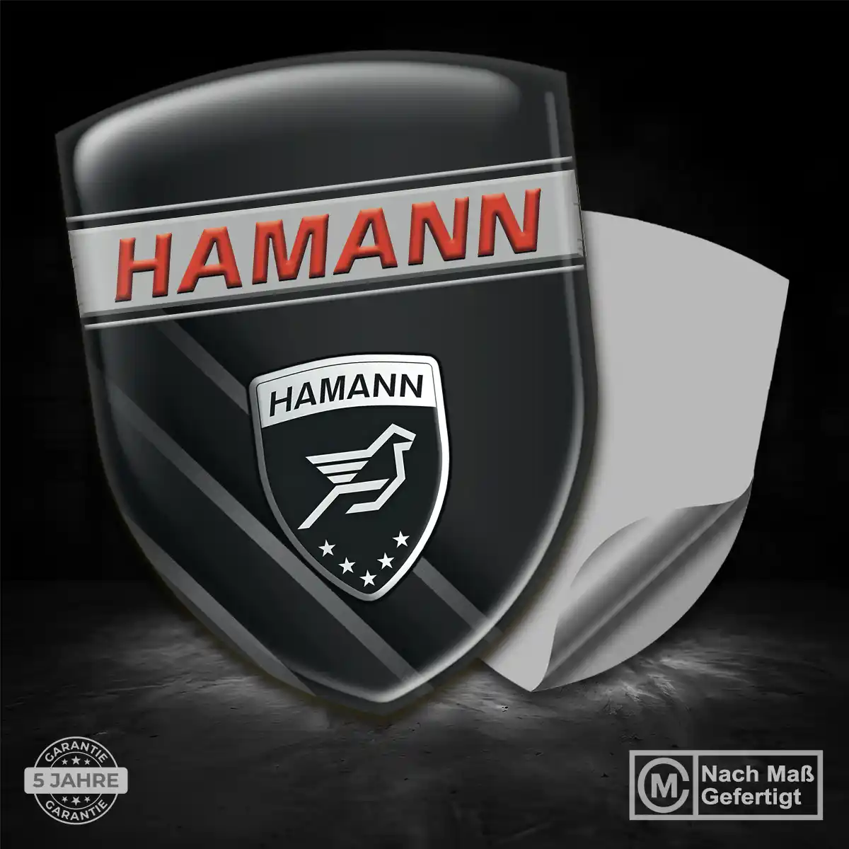 Hamann Aufkleber 3D Gel Embleme Erstklassige Qualität