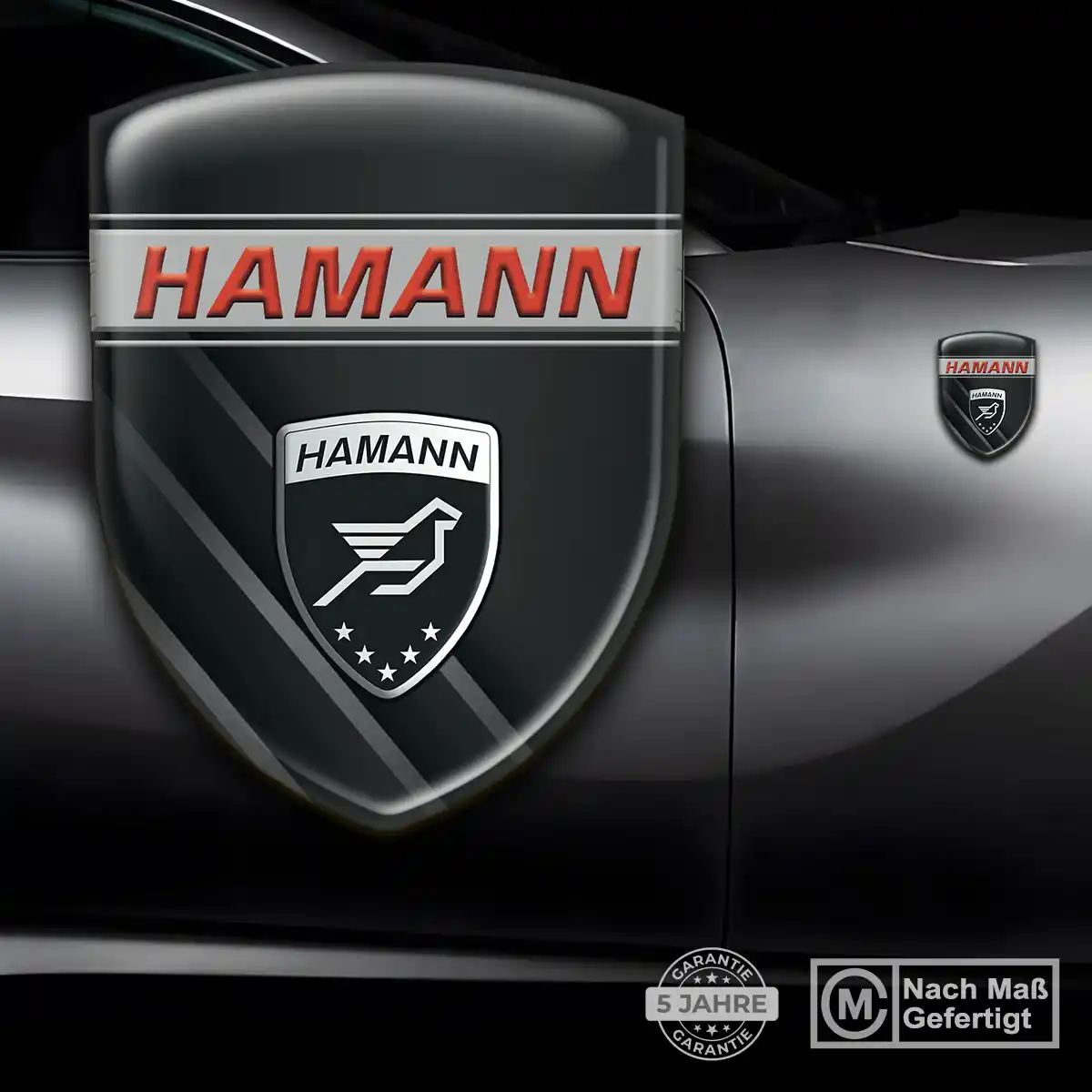 Hamann Aufkleber 3D Gel Embleme Erstklassige Qualität