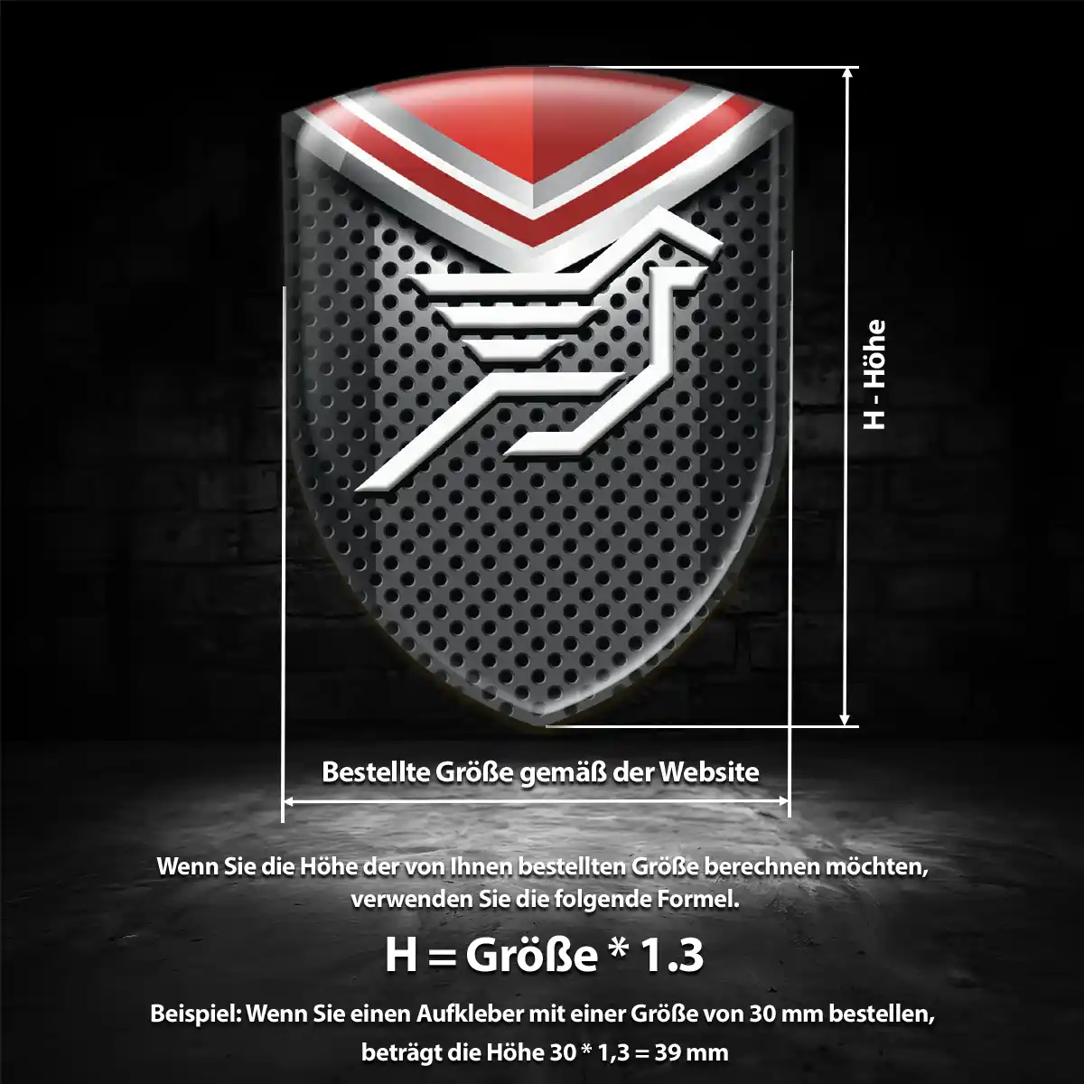 Hamann Aufkleber 3D Gel Embleme Exterieurdesign