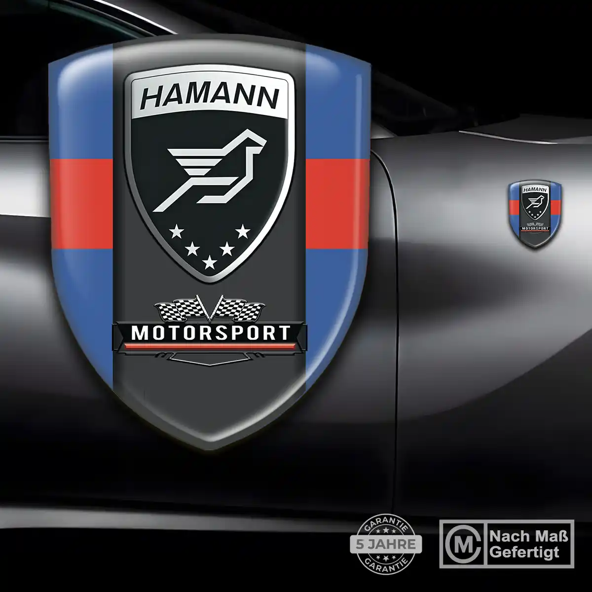 Hamann Aufkleber 3D Gel Embleme Luxus-Edition