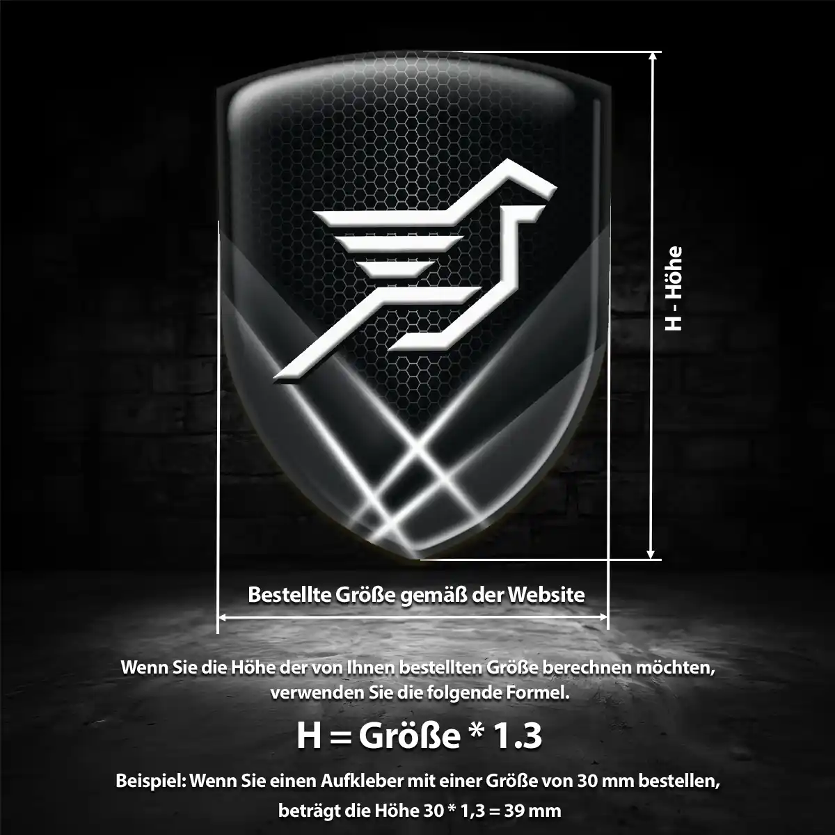 Hamann Aufkleber 3D Gel Embleme Markenedition