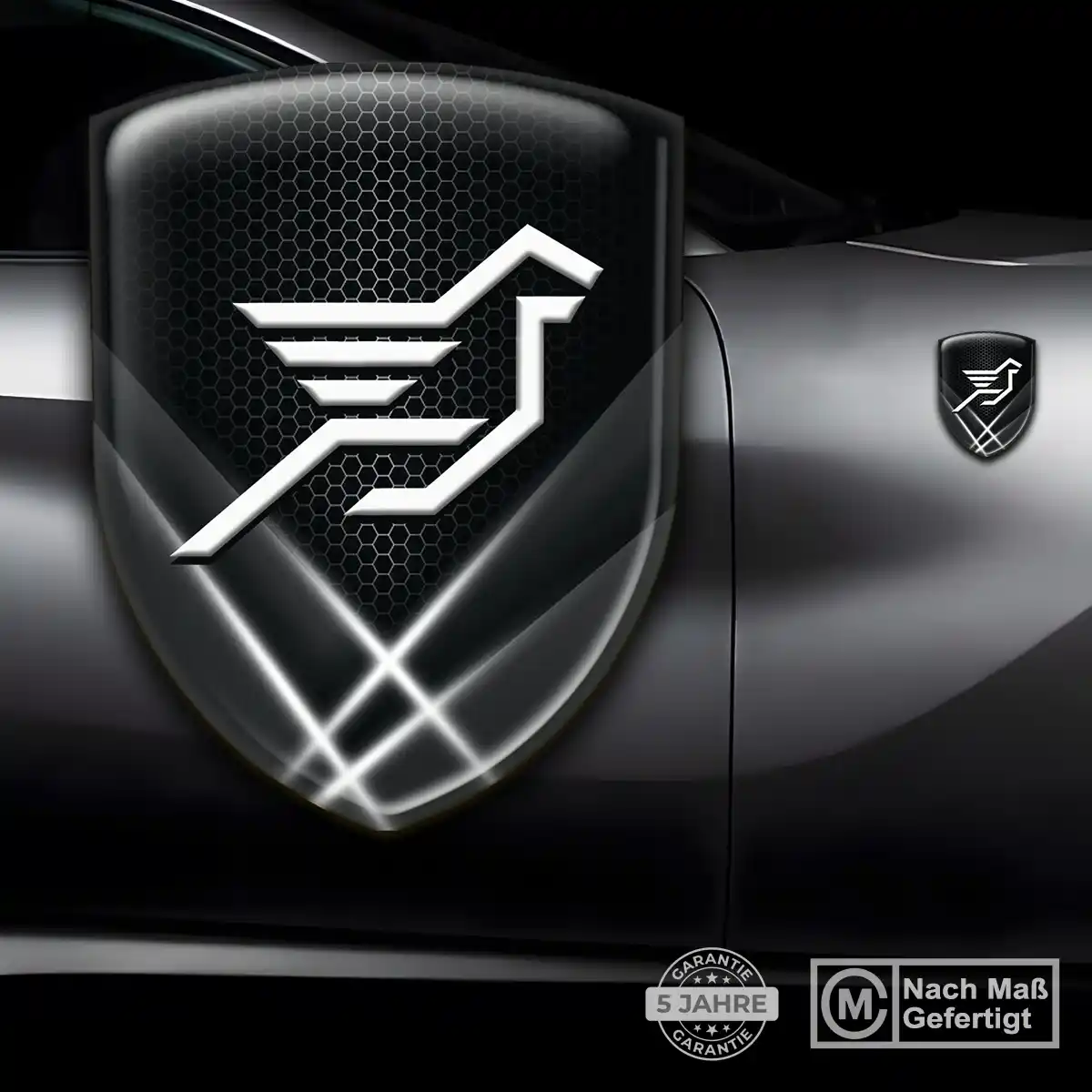 Hamann Aufkleber 3D Gel Embleme Markenedition