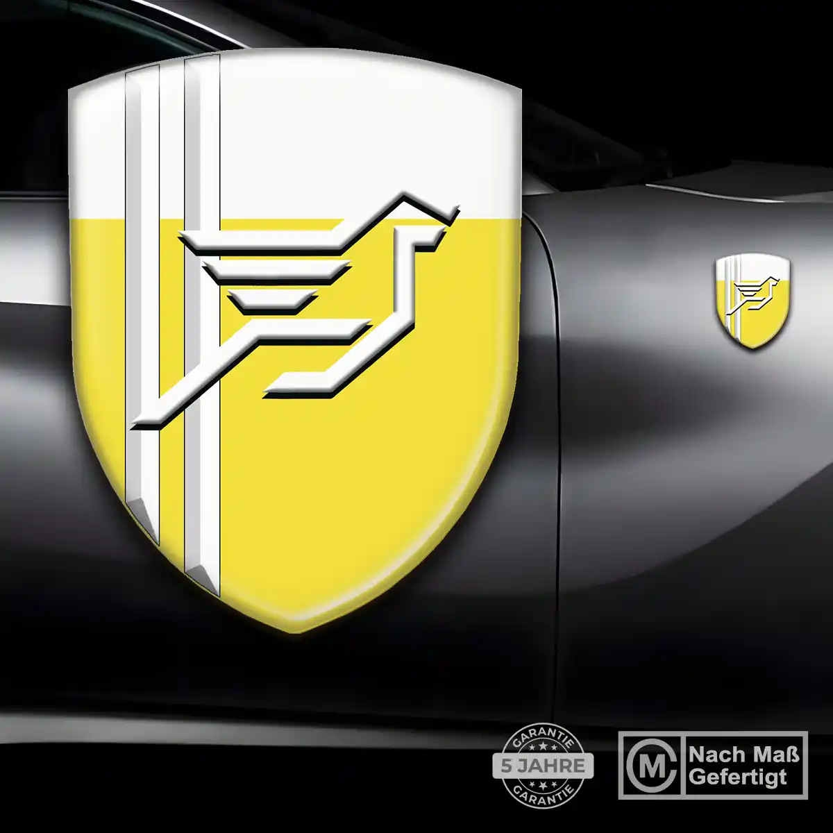 Hamann Aufkleber 3D Gel Embleme Modernes Design