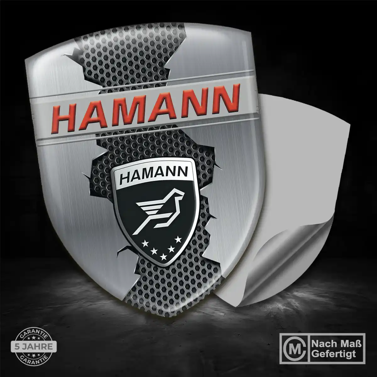 Hamann Aufkleber 3D Gel Embleme Premium-Edition