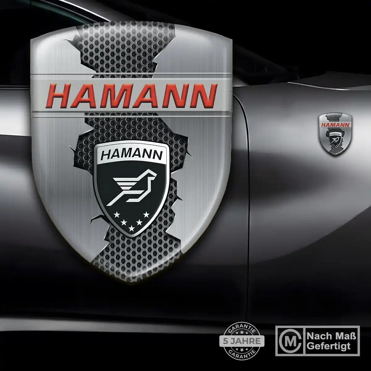 Hamann Aufkleber 3D Gel Embleme Premium-Edition