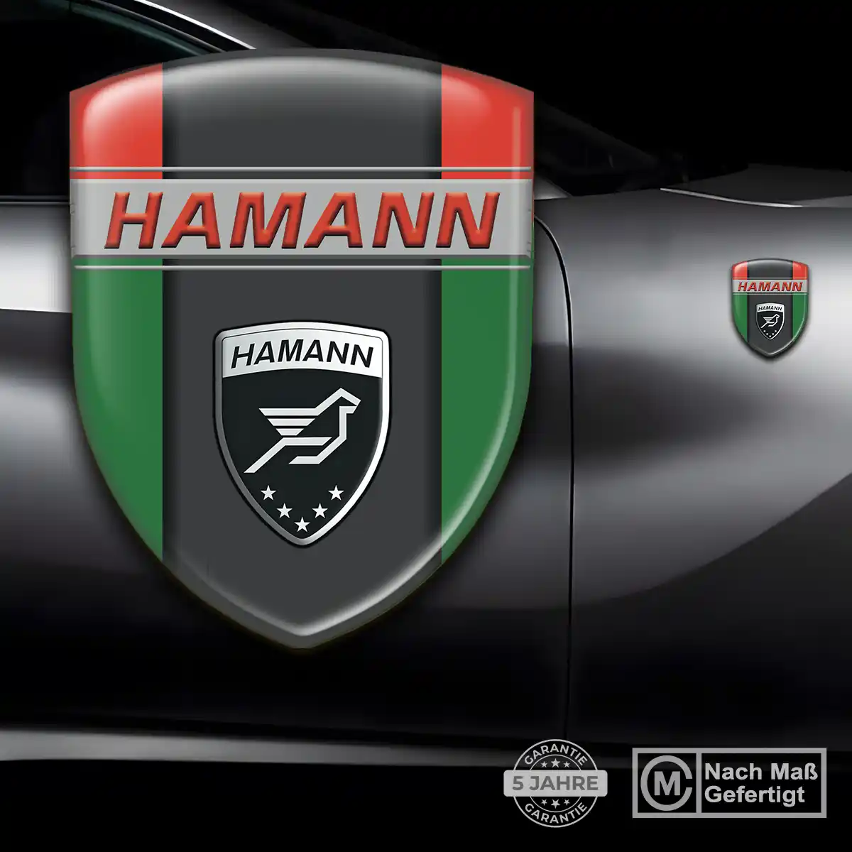 Hamann Aufkleber 3D Gel Embleme Premiumqualität