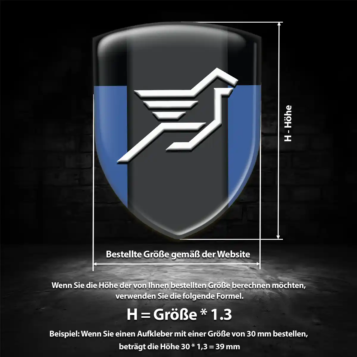 Hamann Aufkleber 3D Gel Embleme Spitzenqualität