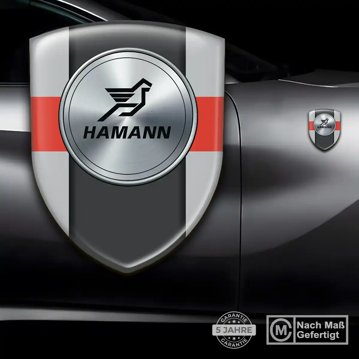 Hamann Aufkleber 3D Gel Embleme Tuningfahrzeug