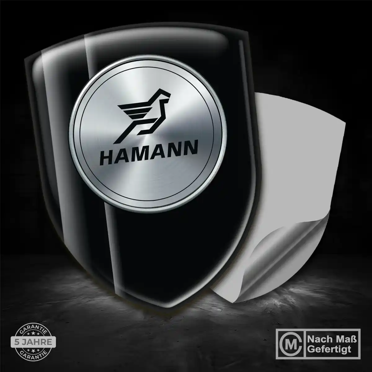Hamann Aufkleber 3D Gel Silikon Anspruchsvolles Design