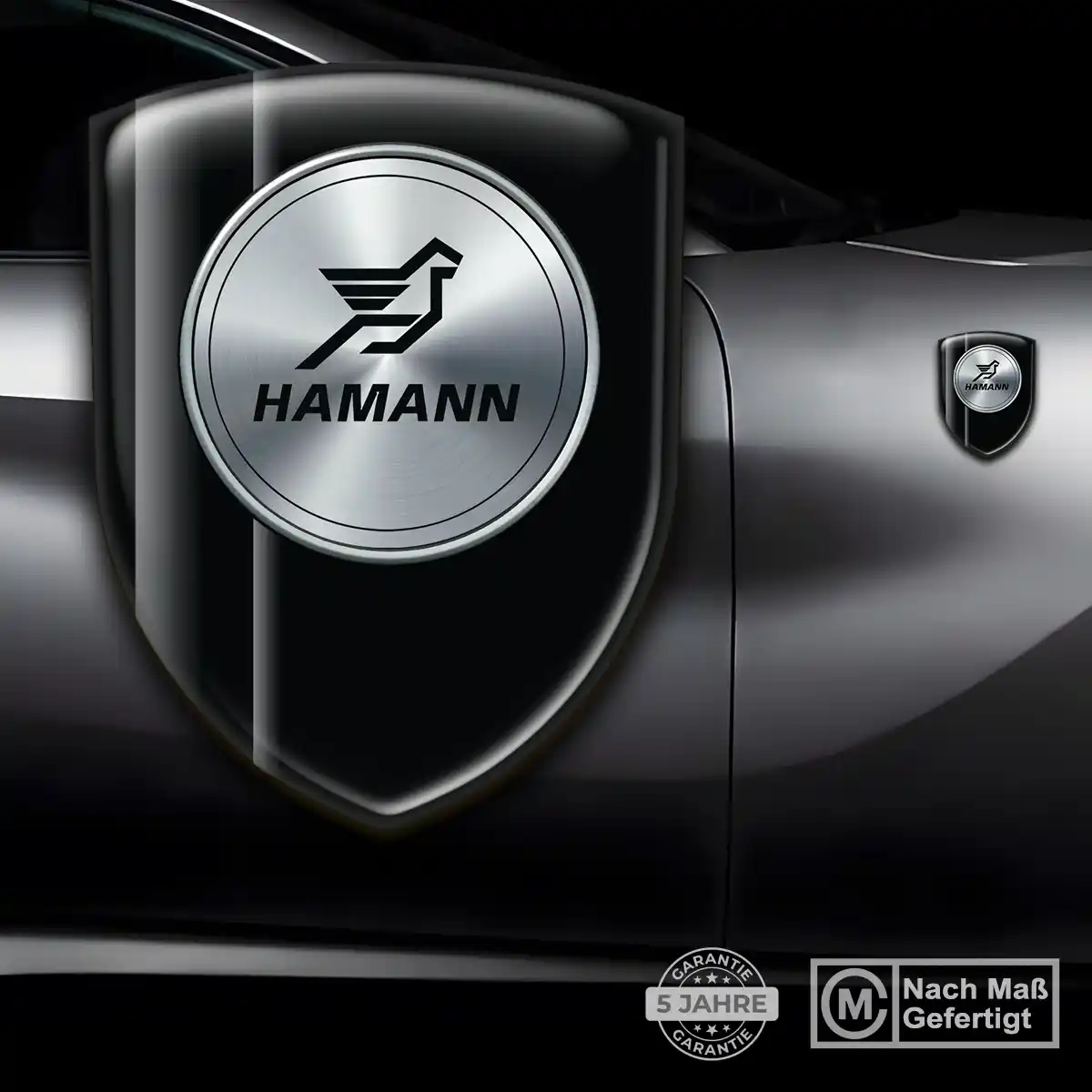 Hamann Aufkleber 3D Gel Silikon Anspruchsvolles Design