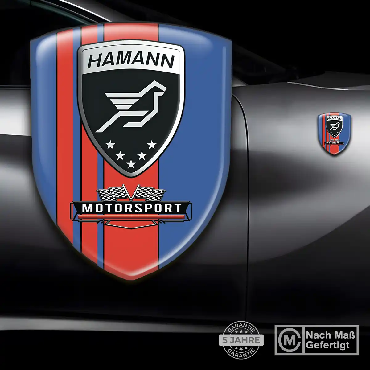 Hamann Aufkleber 3D Gel Silikon Auto Elegantes Design