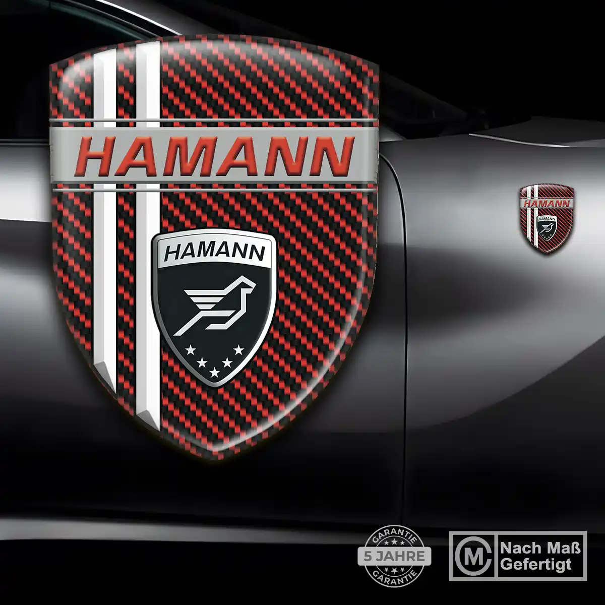 Hamann Aufkleber 3D Gel Silikon Auto Exterieurdesign