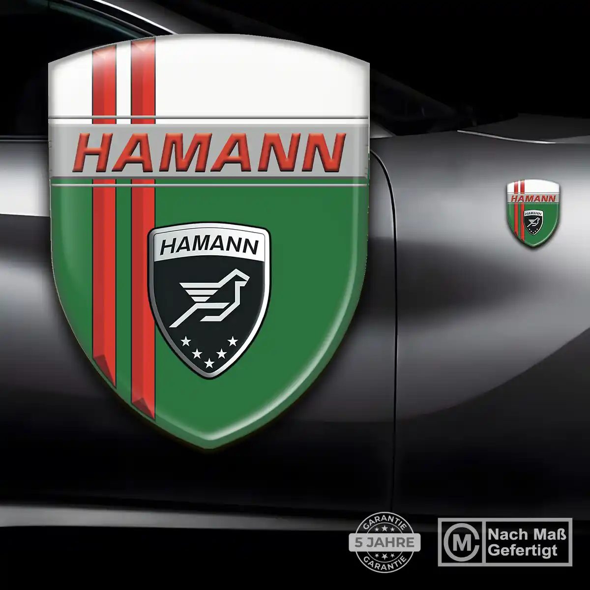 Hamann Aufkleber 3D Gel Silikon Auto Höchste Qualität