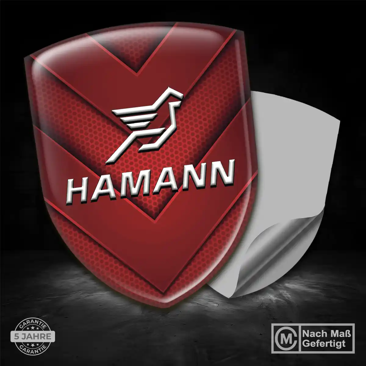 Hamann Aufkleber 3D Gel Silikon Auto Interieurdesign